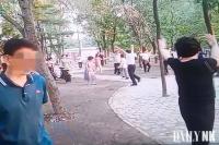 As summer heat fades, North Korean people flock to parks in evenings