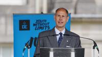 Britain’s Prince Edward will visit a Baltimore high school