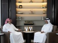 KFA president meets Qatar sports minister