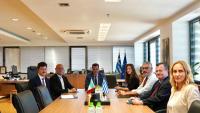Athens: Ambassador Cuculi Meets with Greek Minister for Migration Plevris