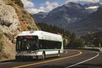 Electric buses on their way to Whistler