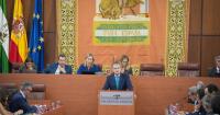 Sanz claims that the PP-Vox pact brings "stability" to Andalusia and the PSOE-A criticizes that what "was a mess is now a solution."