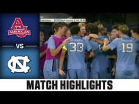 American vs. North Carolina Match Highlights | 2026 ACC Men’s Soccer
