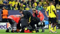 Dortmund's Karestas trains after UCL health scare