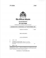 Commencement Order signed to operationalise Guyana Development Bank