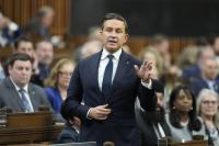 Poilievre urges Conservatives to speak for Canadians, put national interest first