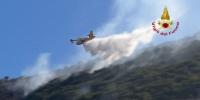 Tourists evacuate as massive wildfire burns near Amalfi Coast hot spot