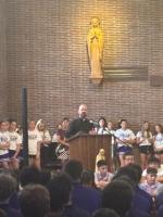 Catholic athletes join Little Rock rosary rally