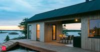 They spent 5 years searching Google Maps for an island, found a 5-acre Finnish island and built a solar-powered dream home they now rent for $2,400 a night