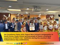 PNG Ambassador leads historic Cultural Showcase in South Korea