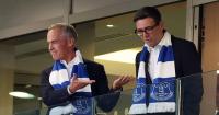 UK Prime Minister Andy Burnham meets Canada PM Mark Carney for first time at Everton game