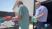 Oklahoma community bands together to aid wildfire victims, crews in Caddo County