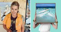 'Very chuffed': the Canberra painter being promoted to art lovers around the world