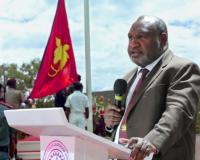 "O ARISE ALL YOU SONS OF THIS LAND" PM CALLS TO ALL MEN AS PNG STEPS INTO THE NEXT 50