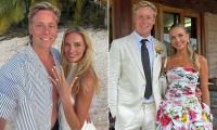 Isaac Heeney's fiancée Steffie Waters deletes engagement photo from social media - raising questions about couple's future amid Sydney Swans hotel scandal