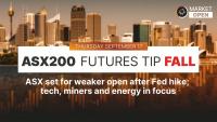 Market Open: ASX set for weaker open after Fed hike; tech, miners and energy in focus