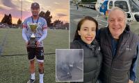 Third victim named in fiery Los Angeles helicopter crash that killed NBC journalist and veteran pilot as officials probe live footage to find out what went wrong