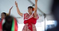 Arepas and colorful skirt twirls: Student energy launches Hispanic Heritage Month