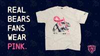 Chicago Bears and Bears Care launch 2026 Real Bears Fans Wear Pink shirts