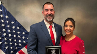 Schweizer Presented with Legislator of the Year Award from Illinois Association of County Veterans Assistance Commissions