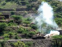 Yemeni forces target Houthis and a Saudi base as US rules out direct role