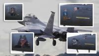 Mountain Home Strike Eagles Rotate Home from Middle East Sporting New Nose Art