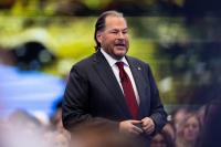 Salesforce's Benioff to AI industry: Regulate yourselves or get sued