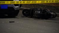 Man shot in leg in Roxbury, suspect on moped hits cruiser, Boston police say