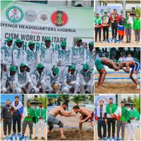 Nigeria, Russia, Iran, Algeria, Tunisia, Mali Unite for Inaugural CISM Beach Wrestling Challenge