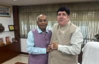 Awasthi Congratulates Sanghani on ICA Election