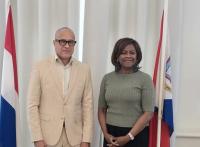 Minister Plenipotentiary Arrindell Receives Courtesy Visit from Walle Chairman of the Integrity Chamber Supervisory Council