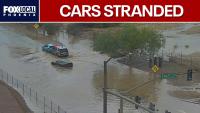 Cars stranded as water pooled on streets in Scottsdale and Mesa