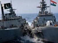 Pakistani naval vessel collides with Indian warship in international waters of the Arabian Sea