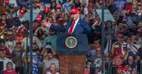 Trump launches unhinged rant at woman to go 'home to mama' during North Carolina rally