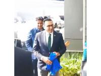 Nepal Finance Minister Swarnim Wagle arrives in Delhi