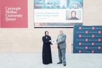 Al-Nuaimi discusses Qatar’s strategy for social development with CMU-Q students