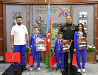 Young karate fighters win three medals in Hungary [PHOTOS]