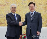 (LEAD) Lee, IEA chief discuss response to energy crisis