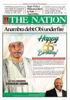Nigerian Newspapers September 17: Wage Awards, Anambra Debt Controversy, Olu Jacobs , Others
