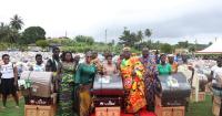 Afo-Toffey Supports 1,000 Jomoro SHS freshers with educational materials