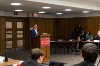 Iowa Secretary of State addresses StuGov