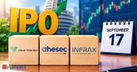3 SME IPOs set to list today: Vinod Texworld, Amtech Esters, Infrax Renewable. Check GMP, listing expectations