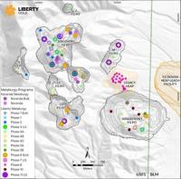 Liberty Gold Validates Predicted Operating Gold Leach Recoveries Through Bulk Column Tests at Run-of-Mine Sizing