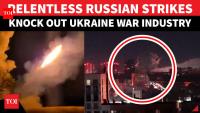 Putin Launches Coordinated Strikes On Ukraine's War Industry, Power &amp; Transport Hub | WATCH