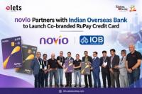 novio Partners with Indian Overseas Bank to Launch Co-branded RuPay Credit Card