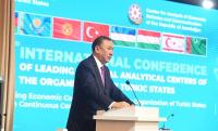 Secretary-General Kubanychbek Omuraliev delivers speech at 2nd International Conference of OTS Leading National Analytical Centers