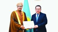 Oman Ambassador to Kazakhstan presents copy of credentials