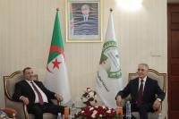 President of the National Independent Authority for Elections Receives the Minister of Interior, Local Authorities, and Transport