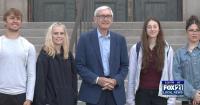 Wisconsin Governor Tony Evers visits the University of Wisconsin Superior