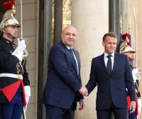 French president and his Lebanese counterpart discuss the ongoing Israeli attacks